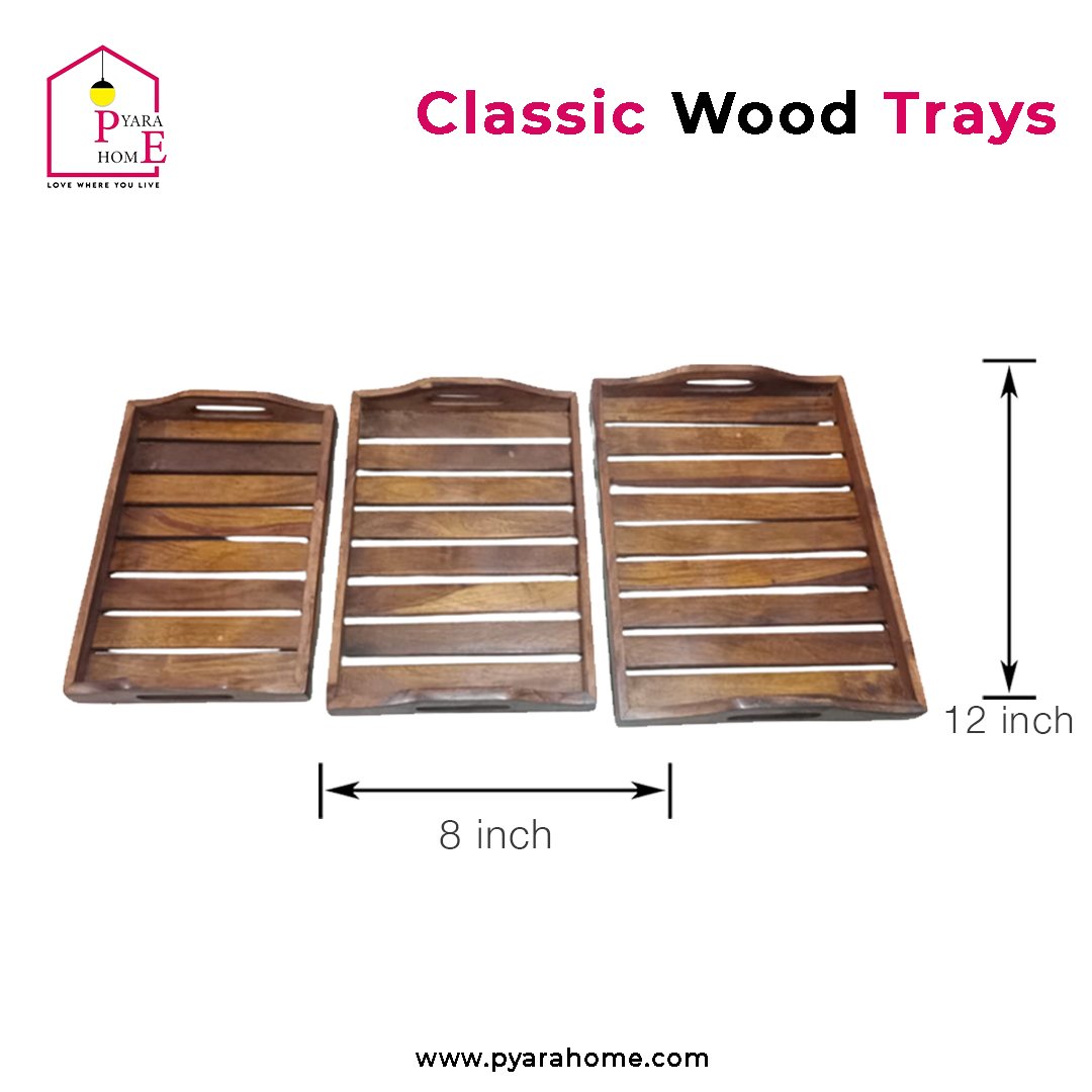 Classic Wood Trays