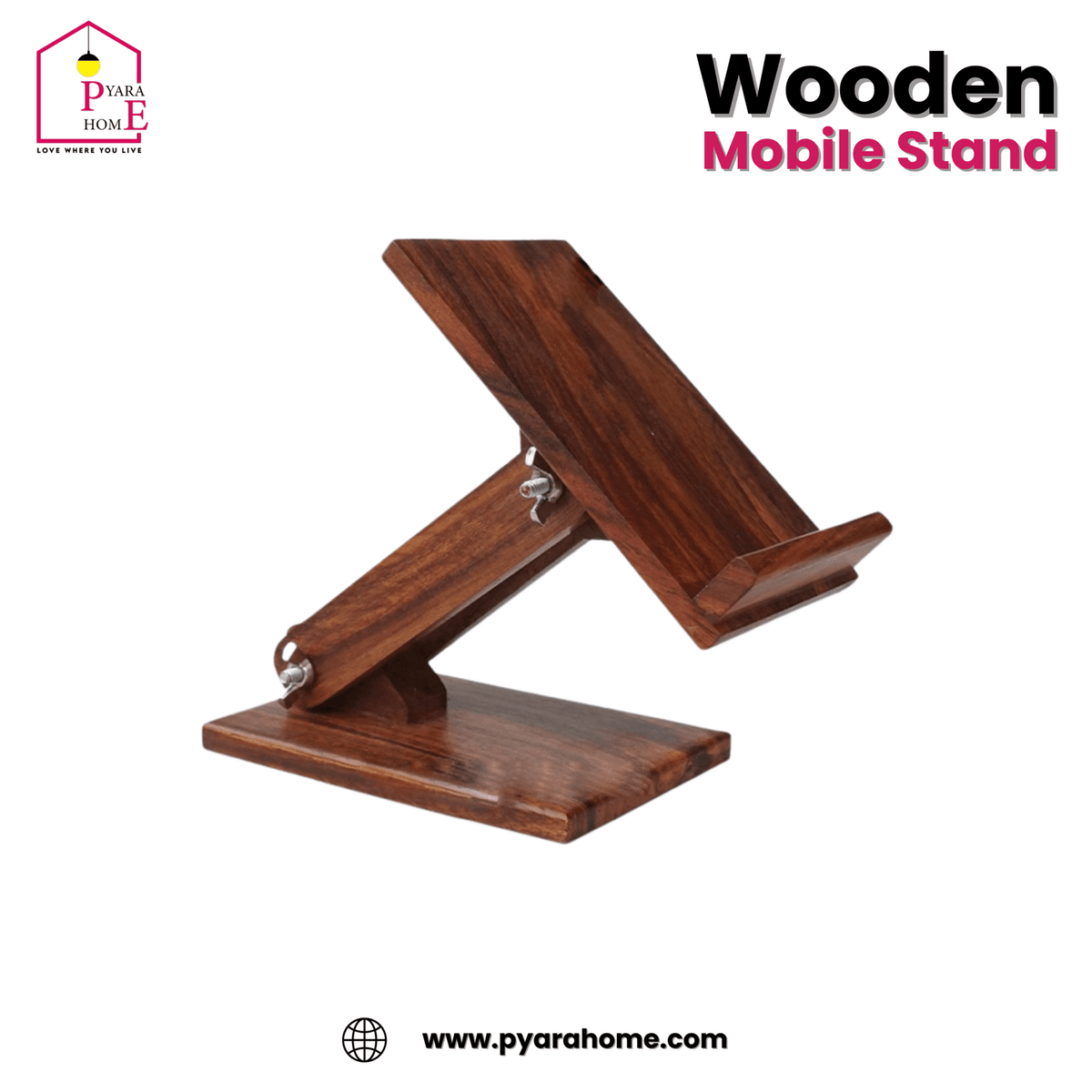 Wooden Mobile Stand