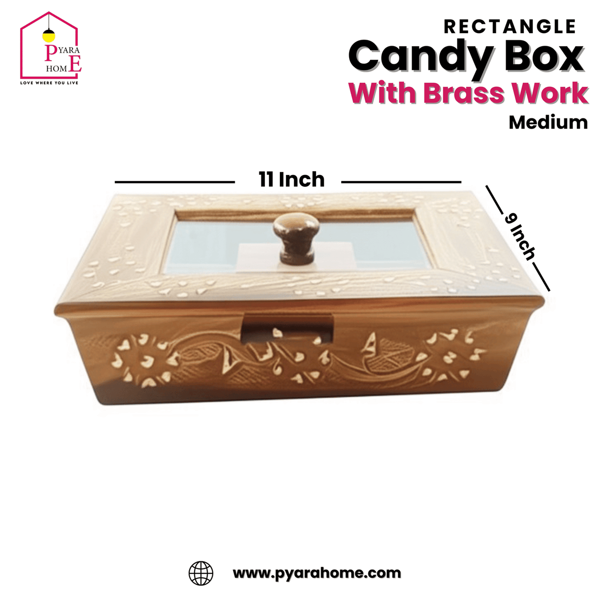 Brass Candy Box (Medium)