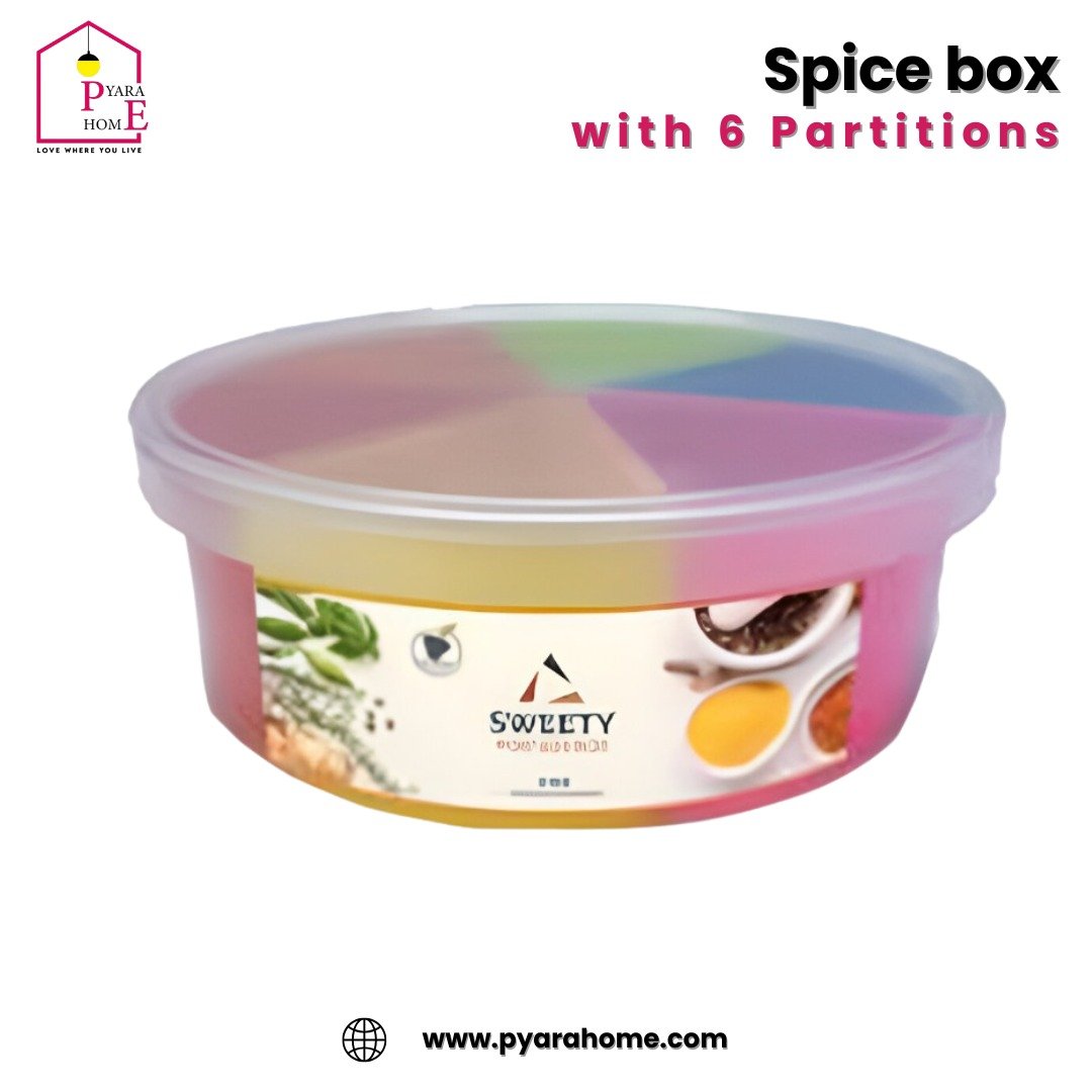 6-Partition Spice Box