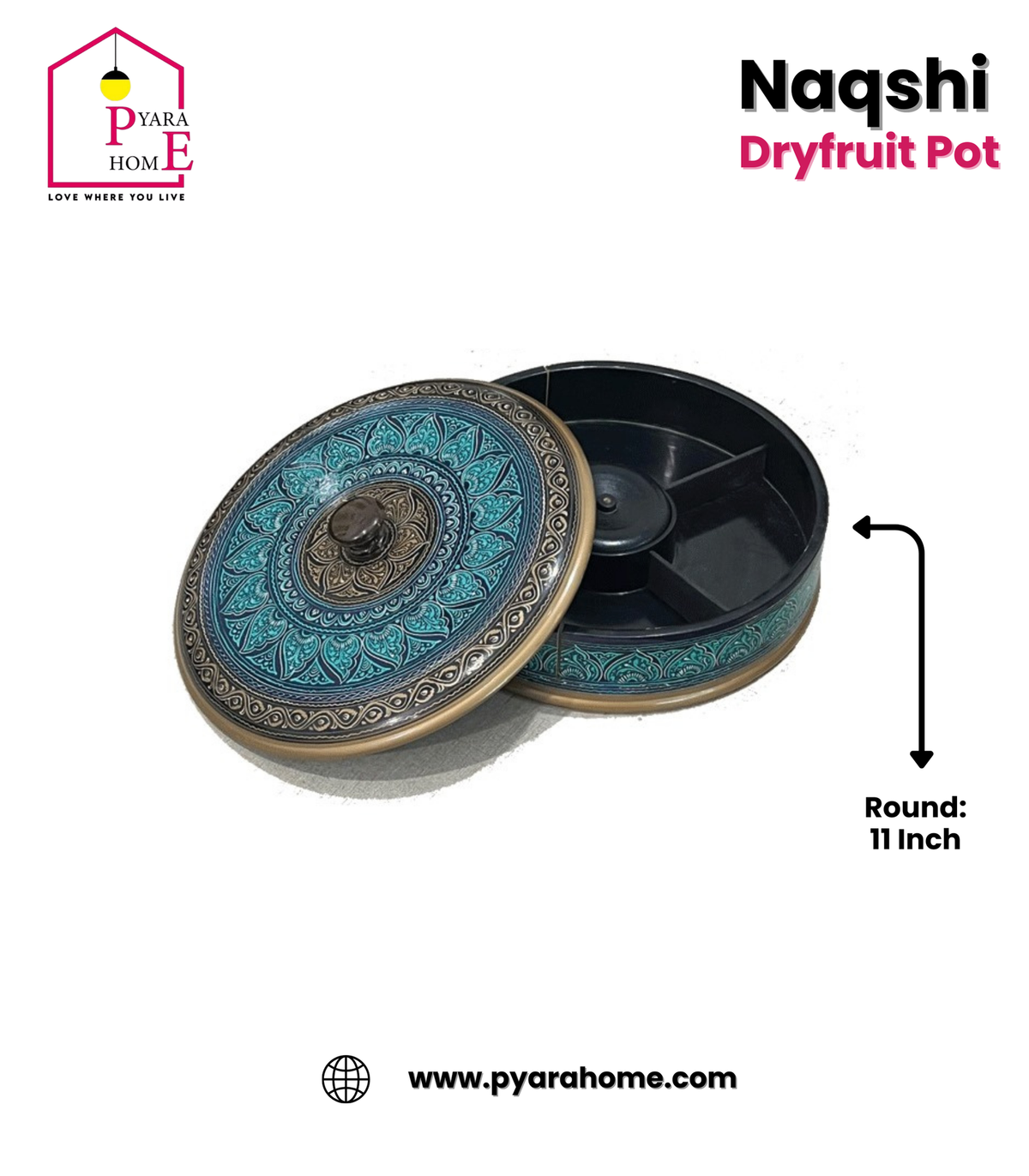 Naqshi Dryfruit Pot