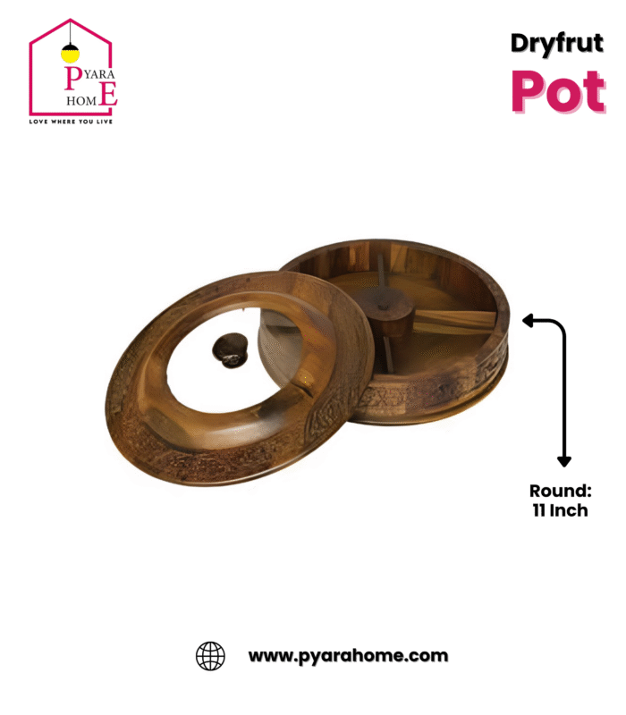 Blessed Friday Sale (Wooden Trays, Roti Pot, Dry Fruits Pot)