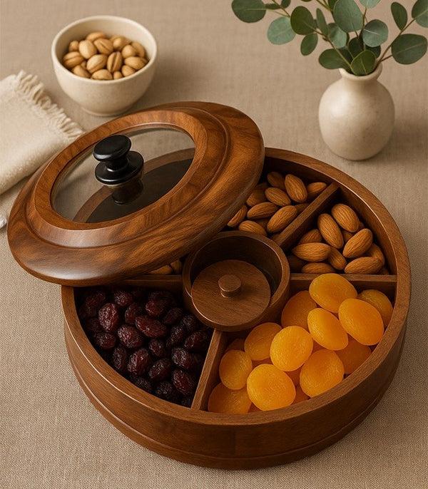 Brass Dry Fruit Pot