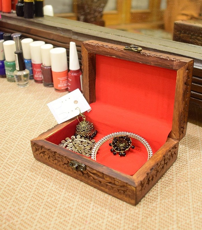 Jewelry Box Wood Carving (Small)