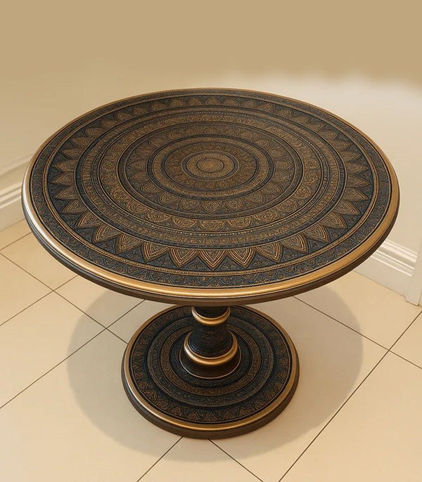 Black Naqshi Art Table