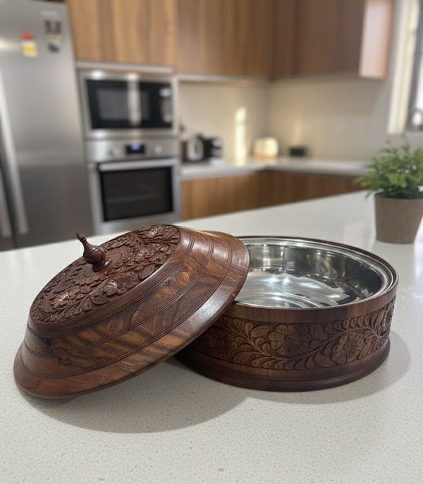 Carving Hotpot With Steel Bowl