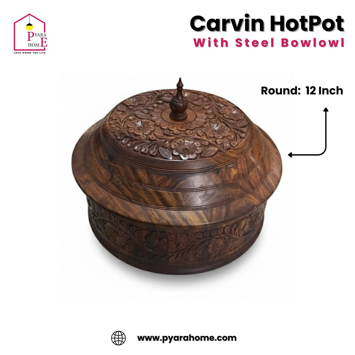 Carving Hotpot With Steel Bowl