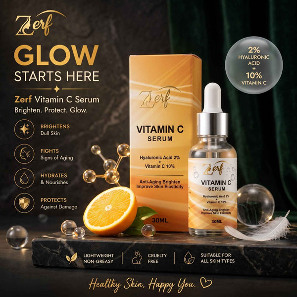 Vitamin C serum | Vitamin C Face Serum – Brightening & Hydrating Skin Care - 30ml