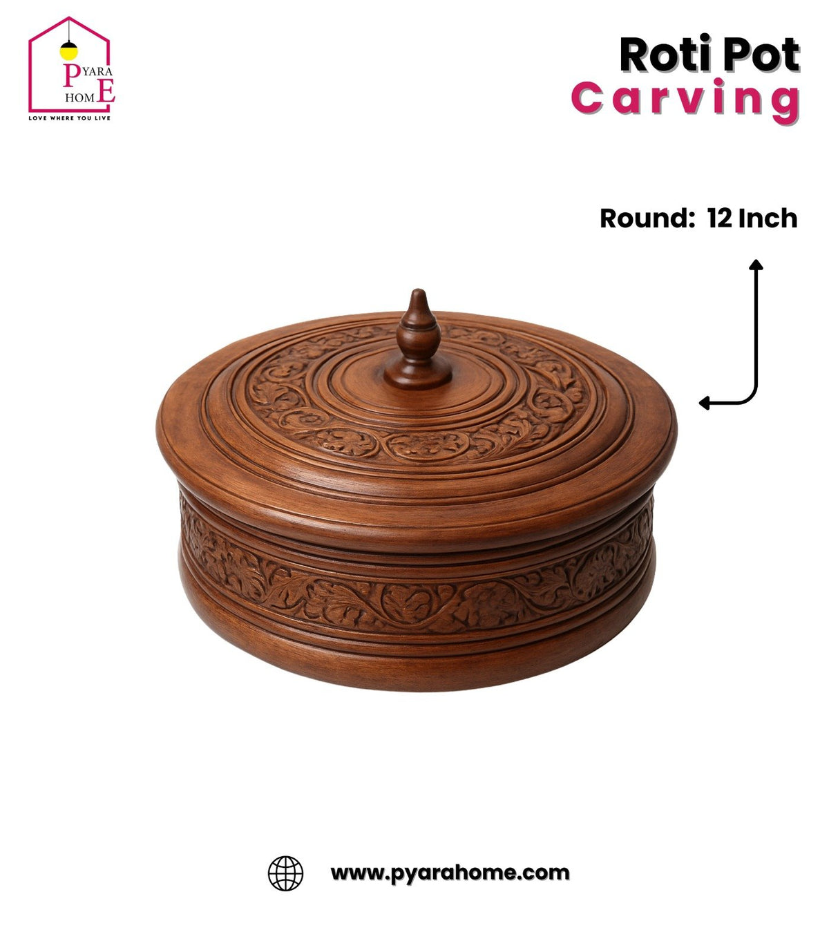 Roti Pot Carving