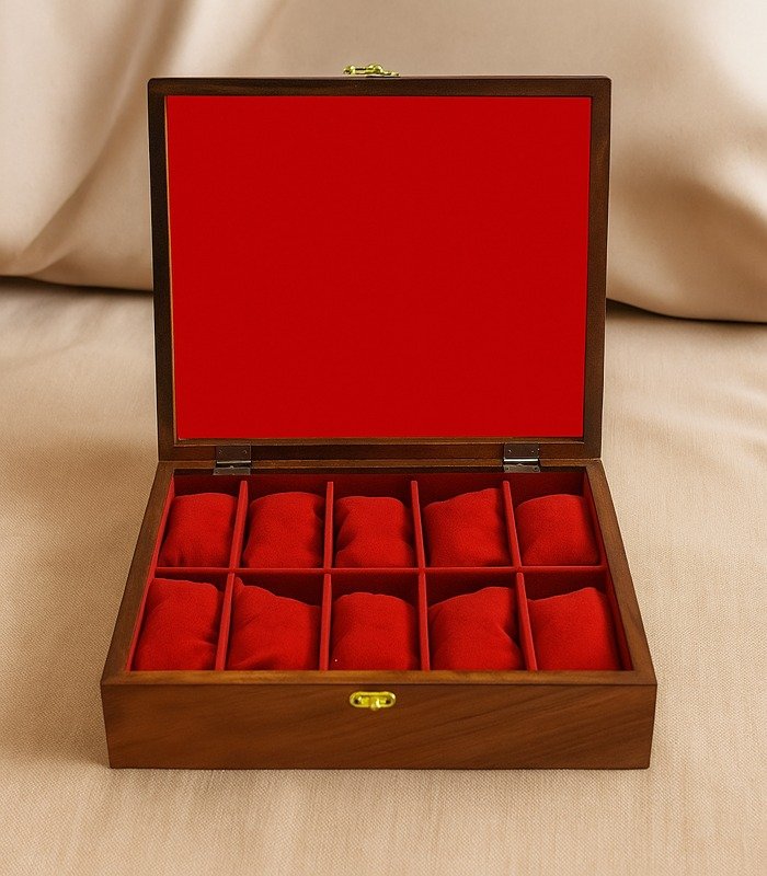 Classic Luxury Watch Case – 10 Slot
