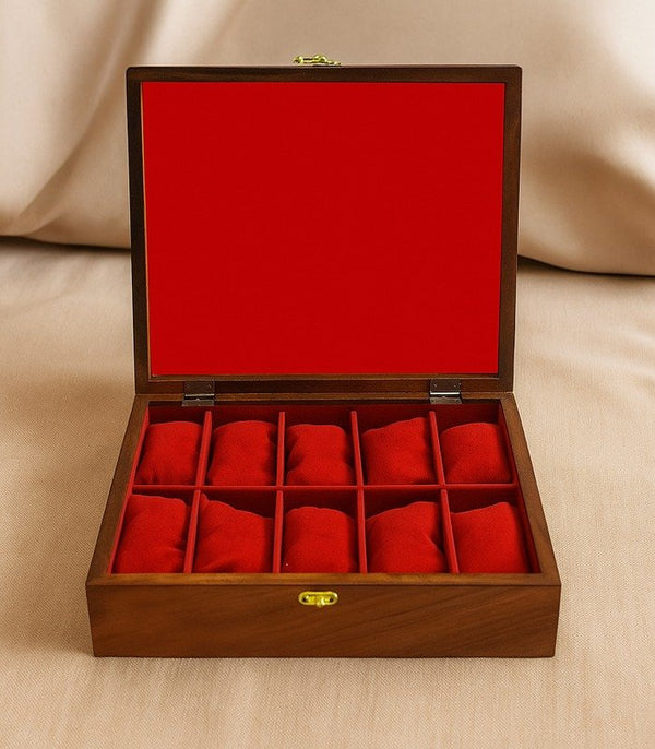 Classic Luxury Watch Case – 10 Slot