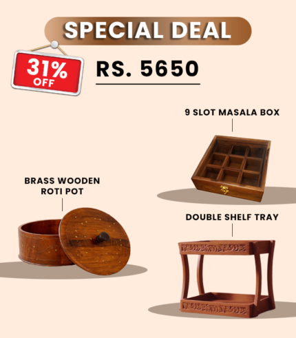 Special Deal (RotiPot, Double Shelf Tray, Spice Box)